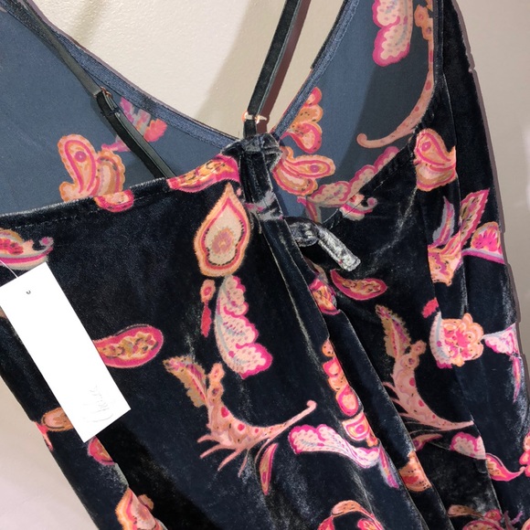 NWT Chelsea28 Print Velvet Chemise S - Picture 7 of 8